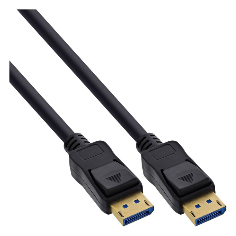 GK-12695 1 meter InLine DisplayPort 2.1 kabel - UHBR20 80 Gb/s - DisplayPort male naar male - Zwart