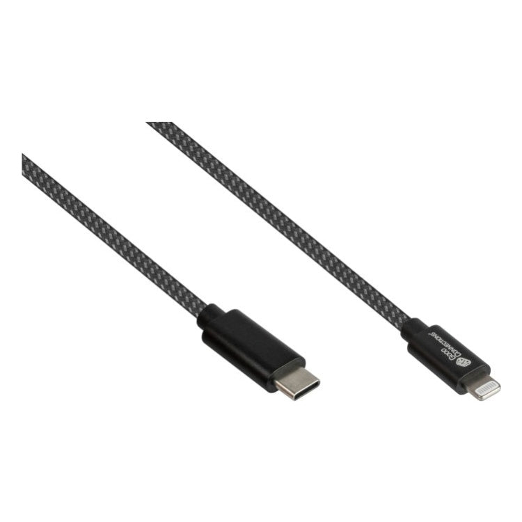 GK-12736 50 cm Good Connections USB-C naar Lightning kabel - 18 W - MFi-gecertificeerd - zwart