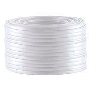 GK-12835 25 meter S/CONN telefoonkabel 4-aderig - plat - zonder connectoren - wit