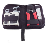 GK-12849 S-Conn 4-delige netwerkgereedschapset - RJ45/RJ12 - met LAN-tester en opbergtas