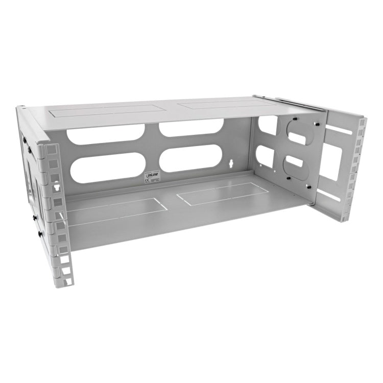GK-12864 InLine 19-inch wandrack 4U - verstelbare diepte 24-40 cm - grijs