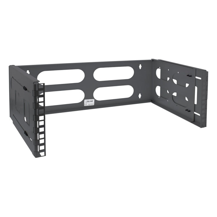 GK-12870 InLine 19-inch wandrack 4U - verstelbare diepte 24-40 cm - zwart