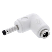 GK-12977 Haakse DC-adapter 4,0 × 1,7 mm - male naar female - wit