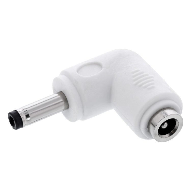 GK-12977 Haakse DC-adapter 4,0 × 1,7 mm - male naar female - wit