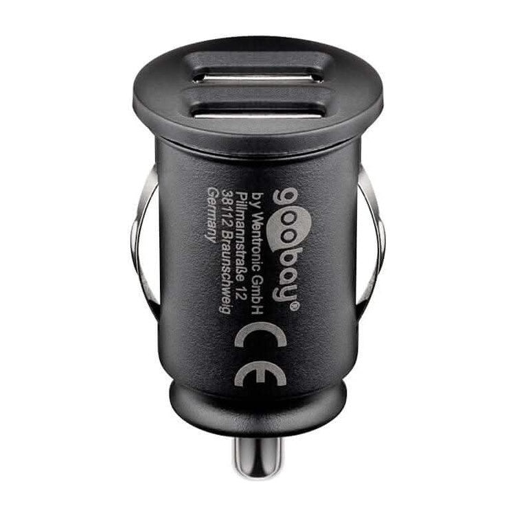 GK-12V2USB24W Autolader met 2 x USB A  - 24 watt