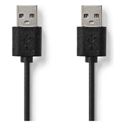 GK-13015 2 meter Nedis USB 2.0-kabel USB-A male naar USB-A male - zwart