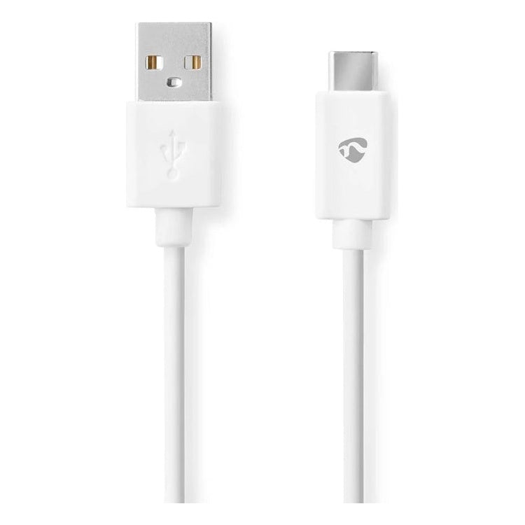 GK-13039 1 meter Nedis USB-A naar USB-C kabel - USB 2.0 - 15 W - wit