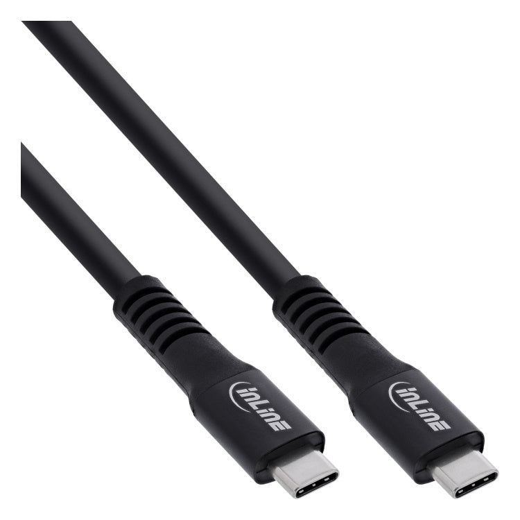 GK-13096 3 meter - USB4 USB-C Kabel - 20 Gbit/s, 4K 60Hz, 240W - Zwart - Verguld