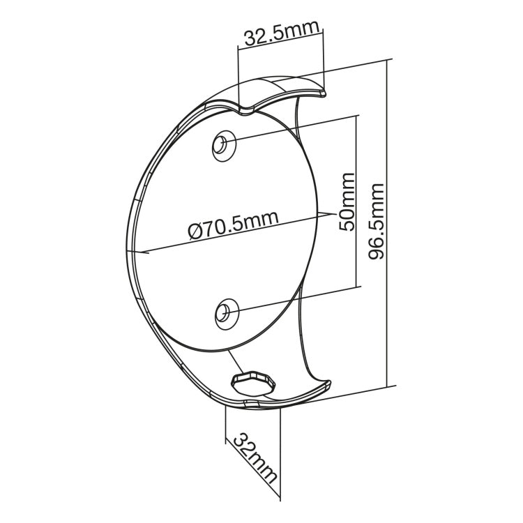 GK-13118 InLine wandhouder voor Google Home Mini - Zwart
