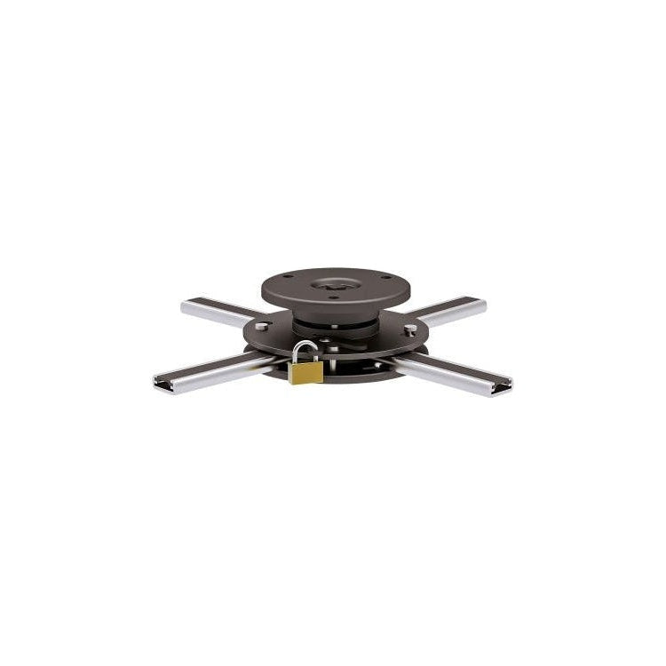 GK-13123 InLine plafondbeugel voor beamer - 20 kg - 360° draaibaar - Zwart/Zilver