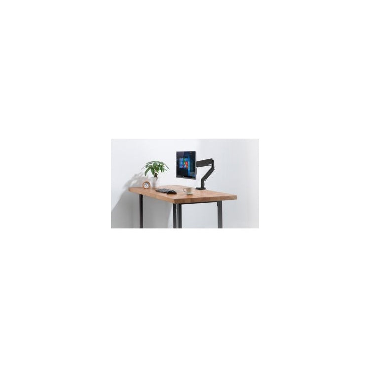GK-13141 InLine monitorarm met gasveer en USB 3.0/audio - 17 tot 32 inch - 9 kg - Zwart