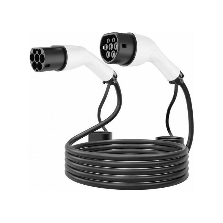 GK-13208 4 meter Gembird Type 2 laadkabel - 16A - 1-fase - 3,7 kW - Zwart