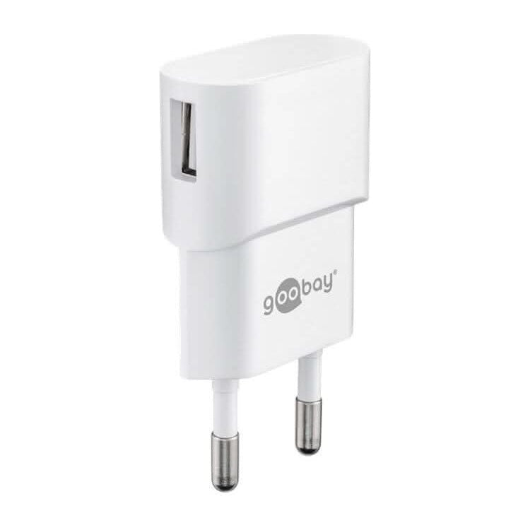 GK-230V1USB5W-WT Goobay USB lader wit - 1 x USB - 5 watt