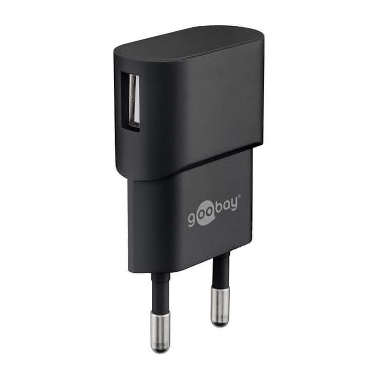 GK-230V1USB5W-ZW Goobay USB lader zwart - 1 x USB - 5 watt