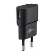 GK-230V1USB5W-ZW Goobay USB lader zwart - 1 x USB - 5 watt