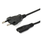 GMB-C7-1.8 C7 kabel - 1,8 meter - Eurostekker naar C7 - zwart - Gembird