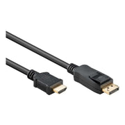 GMB-DP-1.2-HDMI-10 10 meter Displayport naar HDMI kabel - 4K/30Hz - Displayport 1.2 naar HDMI 1.4 - CableXpert - Zwart