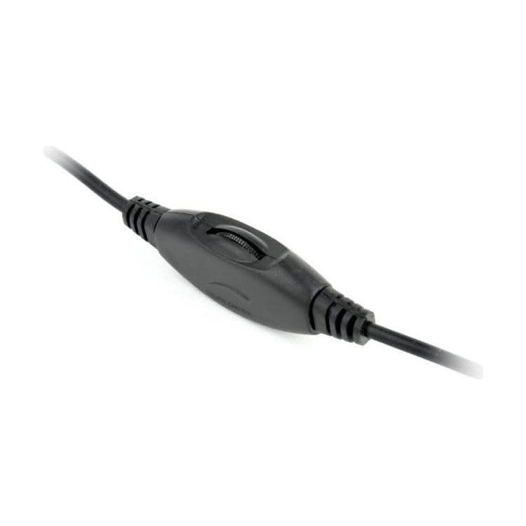 GMB-HDST Gembird stereo hoofdtelefoon met microfoon - Extra comfortabel - Bedraad - Zwart/rood