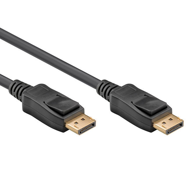 2 meter DisplayPort 2.1 kabel - 16K/60Hz - CCS - Zwart