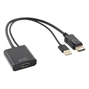 HDMI-1.4-DP-A Displayport naar female HDMI-1.4 actieve omvormer (30cm)