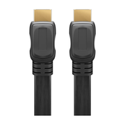HDMI-2.0-F-1.5 1.5 meter HDMI 2.0 kabel - 4K/60Hz - Platte kabel - Zwart