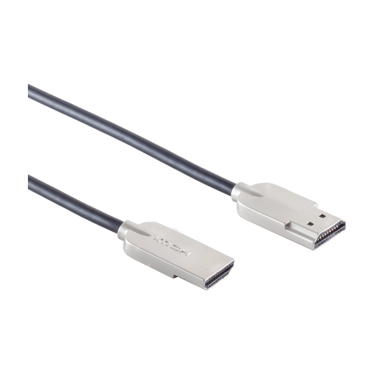HDMI-2.0-SL-1.5 1.5 meter HDMI 2.0 kabel - 4K/60Hz - Platte stekker - Zwart