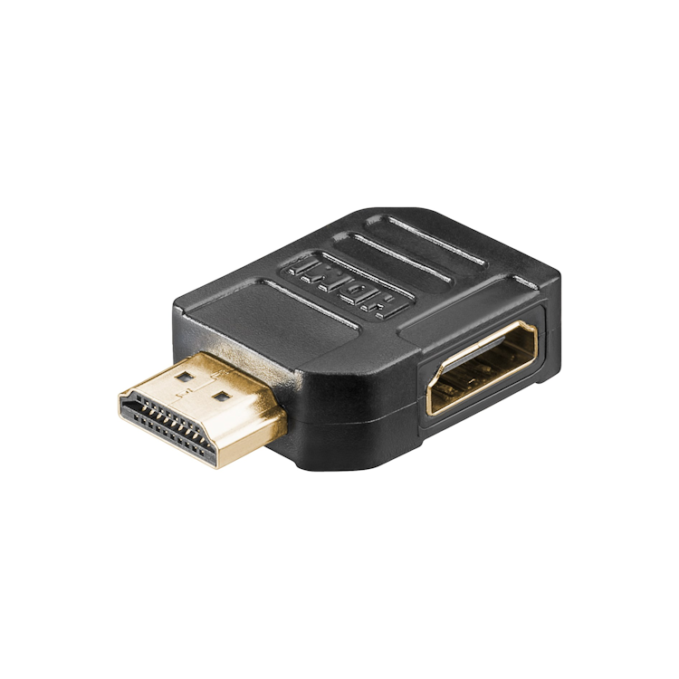 HDMI-90-R HDMI-2.0 adapter Rechthoekig, Rechtsom - 4K/60 Hz