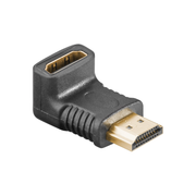 HDMI-90-U HDMI-2.0 adapter 90° haaks naar boven - 4K/60 Hz