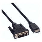 HDMI-DVISL-1 1 meter HDMI 1.4 naar DVI-D Single-Link kabel - 4K/30Hz - Zwart