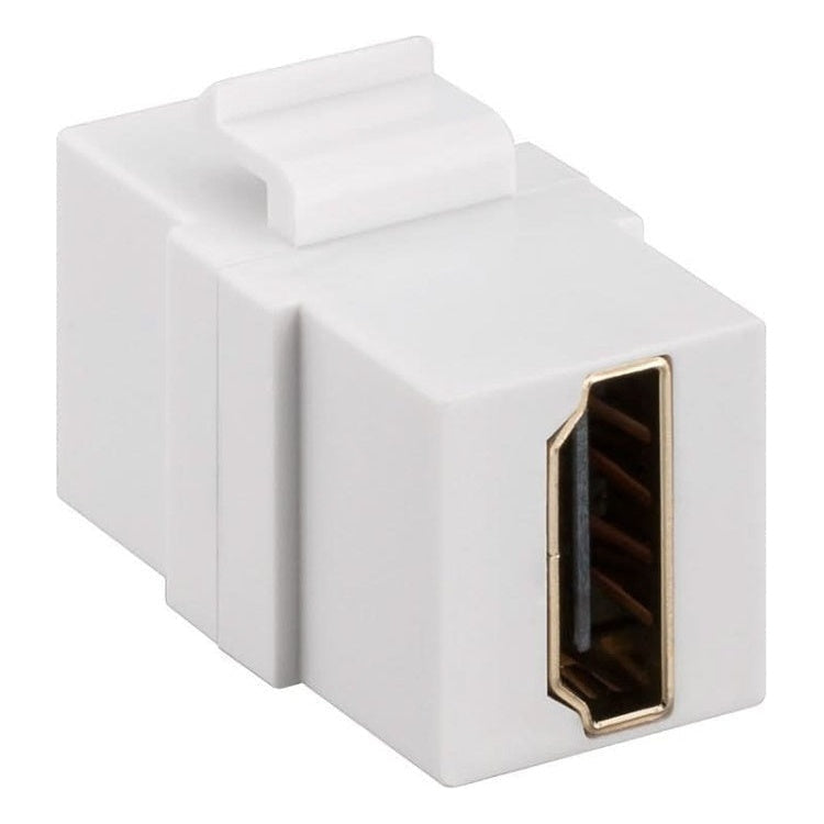 HDMI2.0-KS-WT HDMI 2.0 keystone - 4K@60 Hz - Gold-plated - Wit