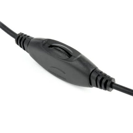 Gembird stereo hoofdtelefoon met microfoon - Extra comfortabel - Bedraad - Zwart/rood