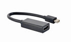 Mini Displayport 1.2 naar HDMI 1.3b adapter - 4K 30Hz -15 cm - Zwart