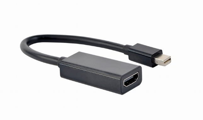 Mini Displayport 1.2 naar HDMI 1.3b adapter - 4K 30Hz -15 cm - Zwart