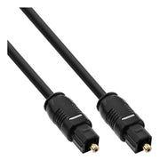 INL-2.2mm-TL-10 Optische Audiokabel Toslink 2,2 mm - M/M - 10 meter - Vergulde contacten