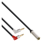 INL-A3.5-VLG-2 Premium vliegtuig adapterkabel - 2 meter - Gold-plated - InLine