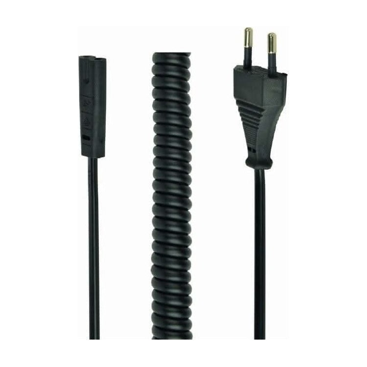 INL-C7-H-ZW-0.3 C7 kabel - 30 cm - Eurostekker naar C7 haaks - Zwart