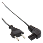 INL-C7-H-ZW-5 C7 kabel - 5 m - Eurostekker naar C7 haaks - Zwart