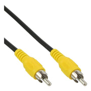 INL-CS1-5-GL Tulp composiet videokabel - RCA male naar RCA male - Gele stekkers - 5 meter - Inline