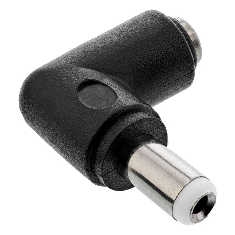 INL-DC-H-5.5-2.5 Haakse DC  adapter - 5,5 x 2,5 mm - 5V/3A (15W) - Zwart