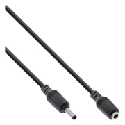 INL-DCV3.5x1.35-3-ZW 3 meter DC-stekker verlengkabel - 3,5 x 1,35 mm - Zwart