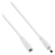 INL-DCV4.0-1.7-0.5-WT 50 cm DC verlengkabel - DC (m) naar DC (v) - 4.0 x 1.7 mm - Wit
