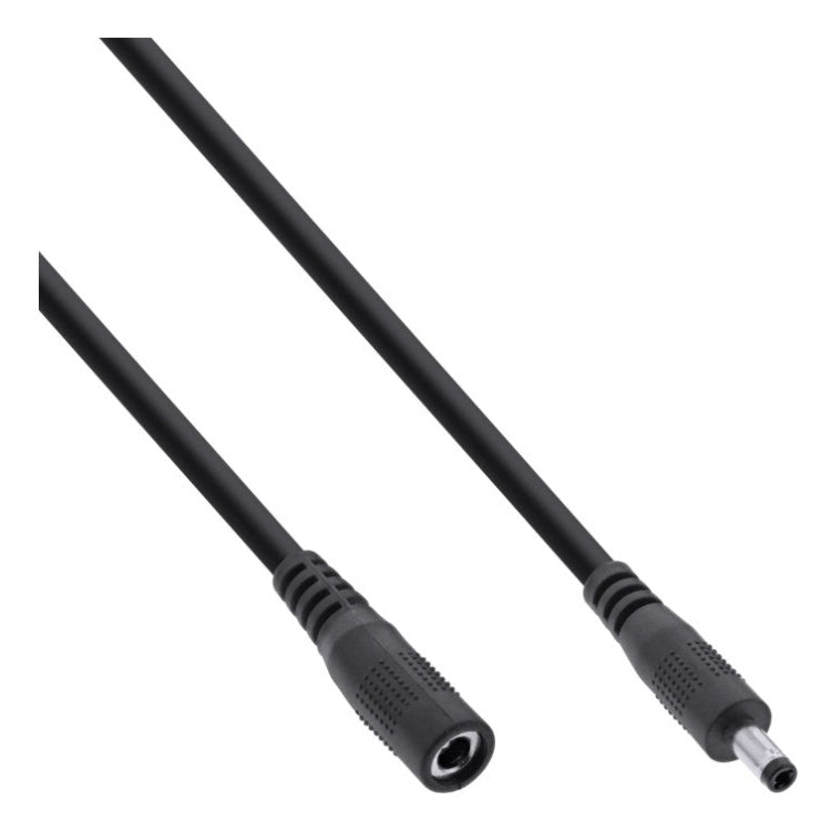INL-DCV4.0-1.7-0.5-ZW 50 cm DC verlengkabel - DC (m) naar DC (v) - 4.0 x 1.7 mm - Zwart