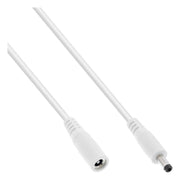 INL-DCV4.0-1.7-5-WT 5 meter DC verlengkabel - DC (m) naar DC (v) - 4.0 x 1.7 mm - Wit