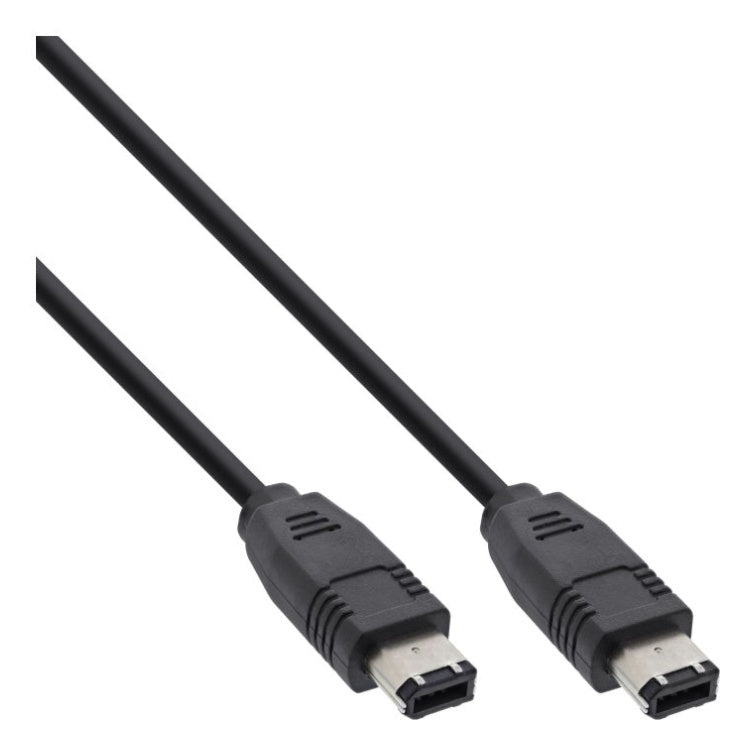 INL-FW-6/6-5 5 meter FireWire 400 Kabel 6-pins naar 6-pins - Zwart