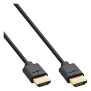 INL-HDMI-2.1-SL-0.3 30 cm HDMI 2.1 kabel - 8K/60Hz - Dunne stekker - Zwart