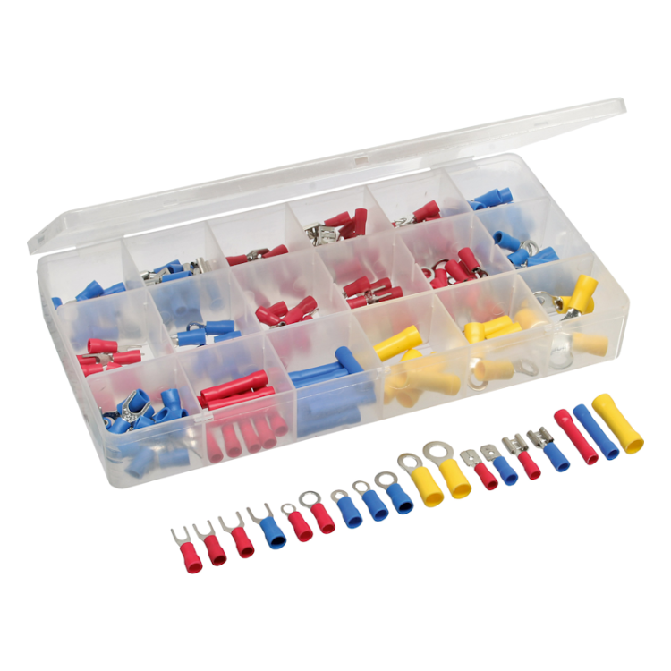 INL-KBLSCH-200 Assortiment kabelschoenen - 200 stuks - 18 soorten