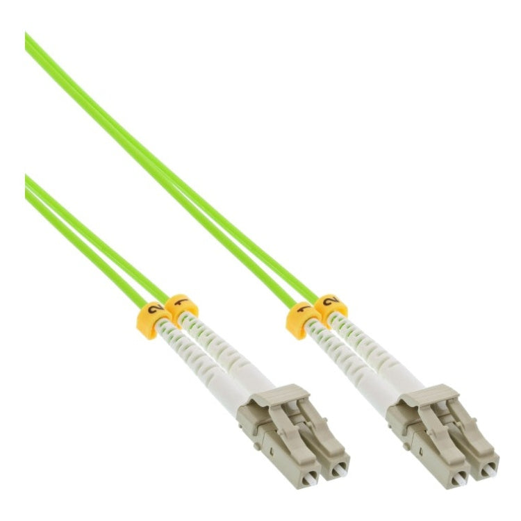 INL-LC-LC-OM5-5 Premium LC Duplex Glasvezel Patchkabel - Multi Mode OM5 50/125 µm - 5 meter - LSZH - Groen