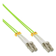 INL-LC-LC-OM5-7.5 Premium LC Duplex Glasvezel Patchkabel - Multi Mode OM5 50/125 µm - 7,5 meter - LSZH - Groen