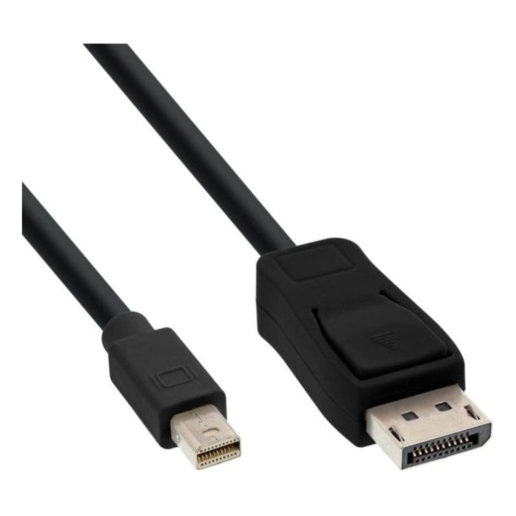 INL-MDP-1.2-DP-3 3 meter Displayport 1.2 naar mini Displayport kabel -  4K/60Hz - 100% koper - Zwart