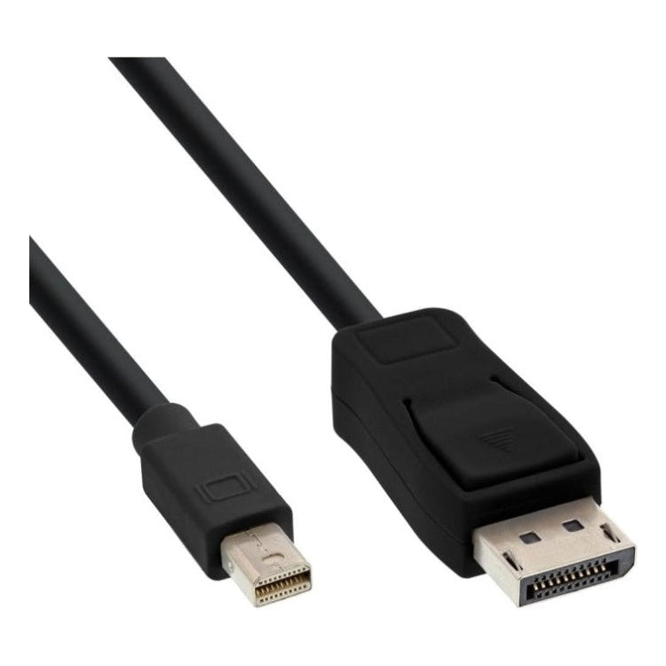 INL-MDP-1.2-DP-3 3 meter Displayport 1.2 naar mini Displayport kabel -  4K/60Hz - 100% koper - Zwart